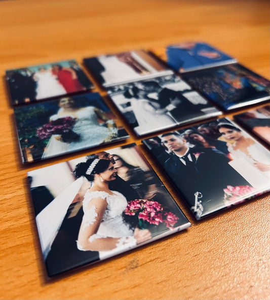 2"x 2" Custom 9 Photo Magnets